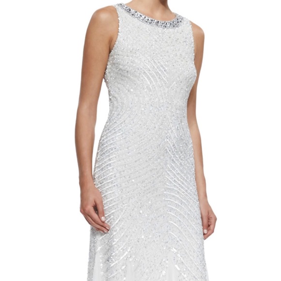 White evening gown brand new with tags! - Picture 2 of 3